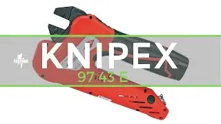 eCrimp - Szczypce zagniatające elektromechaniczne do końc&oacute;wek kablowych | KNIPEX 97 43 E