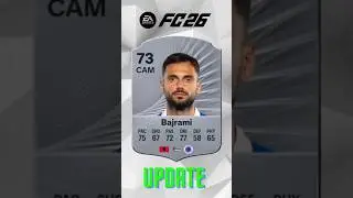 Bajrami FC25 To FC26 Update Card 🎉🎆💥 #albania #ranger #scotland #fc26 #fc25 #eafc25 #eafc26 #fifa