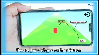 player Jump in unity 3d  | mobile input  