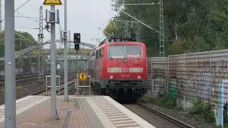 Züge in Porz (Rhein) Mit Br 111 185 101 146 420 193 192 412 403 406 407 442 1440 423 189 294