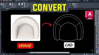 How to Convert IMAGE into AutoCAD Drawing File with Lines