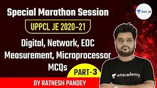 UPPCL JE 2020-21 | Special Marathon Session on Digital, Network, EDC by Ratnesh Pandey | Part-3