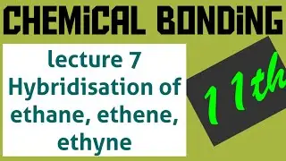 Hybridisation of ethane,ethene,ethyne