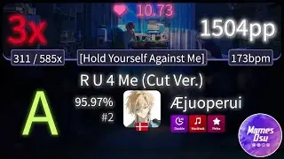 10.73⭐ &AElig;juoperui | Middle Kids - R U 4 Me (Cut Ver.) +DTHRRX 95.97% (#2 1,504pp 3❌) -osu!