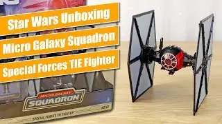 Micro Galaxy Squadron Special Forces TIE Fighter - Star Wars Unboxing