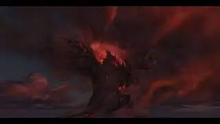 Wallpaper Engine:  World of Warcraft - World Tree burning