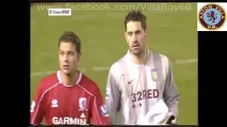 Middlesbrough 0 Aston Villa 3 - Barclays Premier League - Nov 24th 2007