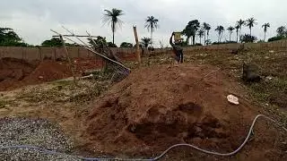 Building Poultry House Foundation Casting