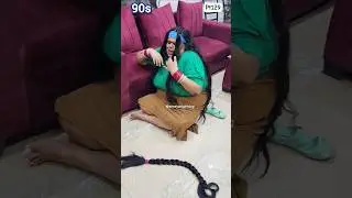 matto👧🏻 ki mummy 👵🏻hair 💇🏻&zwj;♀️ #trendingshorts #90s #hair