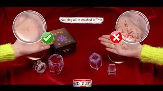True Saffron Test Red Ruby