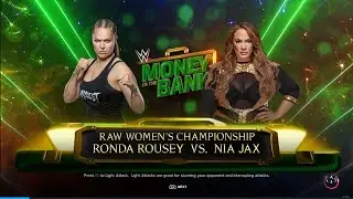 [WWE 2K23] Ronda Rousey VS Nia Jax - RAW Women's Title Match | Money In The Bank 2018