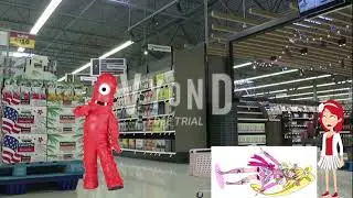 Muno Dumps Laundry Detergent on the Floor at Meijer/Grounded