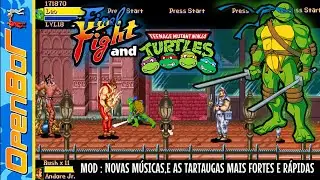 Final Fight e Tartarugas Ninja : Mod com personagens mais fortes (Openbor)