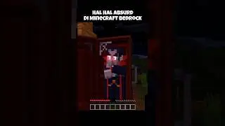 Hal Hal ABSURD di Minecraft Bedrock ⁉️🧐 #shorts #minecraft