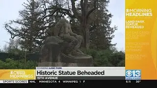 Historic Land Park statue beheaded