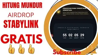 Airdrop STABYLINK.LANGSUNG WD. TINGGAL 55 HARI LAGI SELESAI