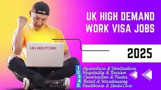 UK High Demand Work Visa Jobs 2025 |  Visa Sponsorship Jobs in the UK! Know how to apply