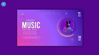 Social media add banner design in pixellab | Pixellab tutorial