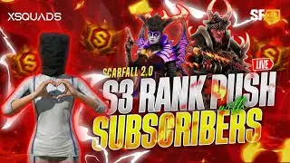 🔴LIVE SCARFALL 2.0|RANK PUSH WITH SUBSCRIBERS#scarfall #scarfall2live  #livestream #optixislive