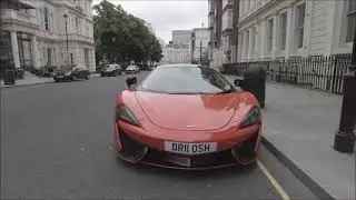Short walk around Lancaster gate in West London, UK on a cloudy day