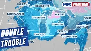 Heavy Snow Moving East Toward The Midwest