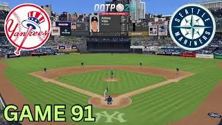 Game 91- Yankees Battle Mariners in OOTP Baseball! MLB Showdown 