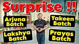 BIG SURPRISE for All PW Online Batches Students !! 🔥