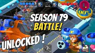 Boom Beach Warships Season 79 [ Rocket Choppa Unlocked+ [Troop Damage 90%]
