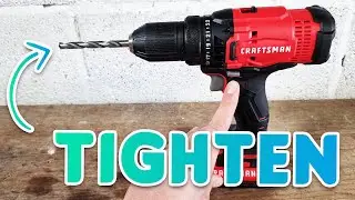 How To Tighten The Drill Bit In A Craftsman Drill