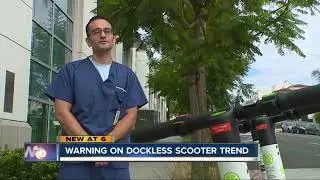 Warning on dockless scooter trend