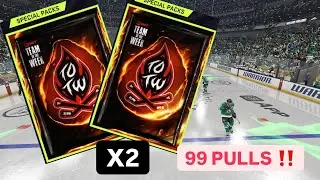 99 pull ! J'ouvre 2 ULTIMATE CHOICE PACK TOTW et obtiens une carte 99 / NHL 24 HUT pack opening