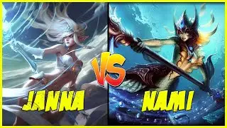 Janna SUPPORT vs Nami - Challenger - Patch 12.2 - League of Legends Pro Player Replay