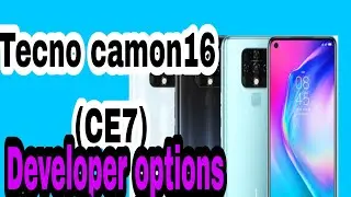 Tecno camon 16(CE7) Developer Options