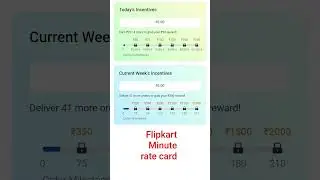 Flipkart minute new rate card#deliveryboy#deliveryrider #rapido#bestdelivery#drivinglicencefinaltest