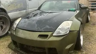 Я устанавливаю пневматическую подвеску на свой дрифт-кар Nissan 350z.
