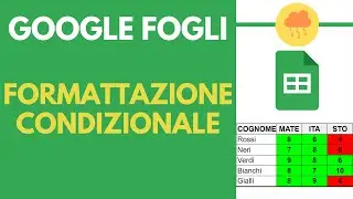 GoogleFogli: usare la formattazione condizionale