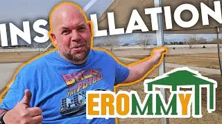 How to install the Erommy 20x20 foot party tent canopy