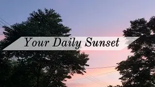 Pink Cloud Sunset | Your Daily Sunset for Sat 3/16/24 #meditation  #sunset #timelapse