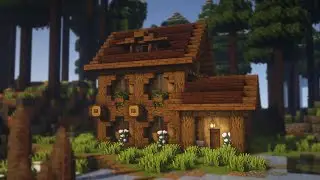 Minecraft: How to Build Cozy Starter House | Easy Survival Tutorial