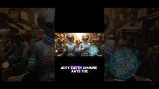 Alien Stuck in Indian Traffic | Desi POV 👽🛺 | Funny AI Generated Video #Shorts