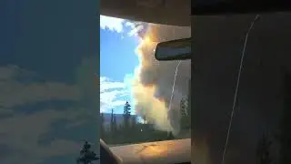 Anaheim Lake, B.C. Young Creek wild fire
