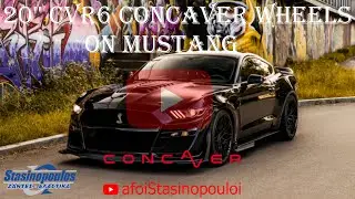 20'' CVR6 CONCAVER WHEELS ON FORD MUSTANG GT