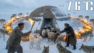 -76°C Blizzard: Afghan 94-Year-Old Couple & Samoyed Hay Firewall Stops Wolves, Saves Sheep