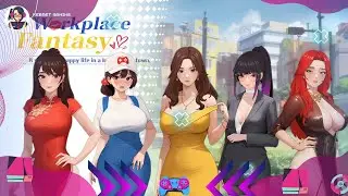 Working With Beautiful And Kind Friends, Workplace Fantasy (PC Game Play)