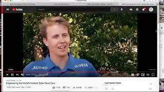 Solar Car Design - Topics of Science - 1/4/20