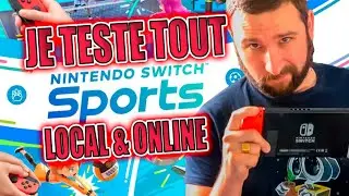 Nintendo Switch Sports 🔥 JE TESTE TOUS LES SPORTS en LOCAL & ONLINE