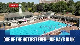 How the UK looked on one of the hottest ever June days