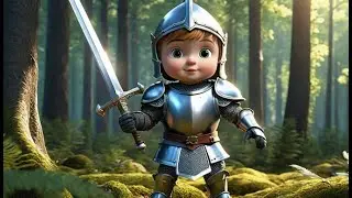 Knight and Dragon in the Forest | Fantasy Adventure Song for Kids |  Rhymes and Learning Songs