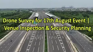 Drone Survey for 17th August Event | Venue Inspection & Security Planning #DroneShoot #DroneView