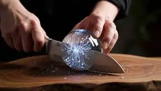 ✨ Crystal Cutting ASMR | Crystal Magic Orb 🔮 in 4K